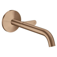 Umyvadlová baterie Hansgrohe One brushed red gold 48112310