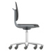 bimos Pracovní otočná židle LABSIT, pět noh s kolečky, sedák z PU pěny, bílá barva