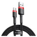 Kabel Baseus Cafule cable USB-C 2A 2m (Red+Black) (6953156278240)