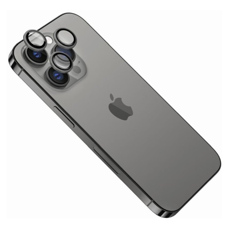 FIXED ochranná skla čoček fotoaparátů pro Apple iPhone 11/12/12 Mini, šedá - FIXGC2-558-GR