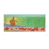 Umělecký tisk Sam Toft - The March of the Sausages, Sam Toft, (100 x 50 cm)