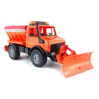 Bruder - M.B. UNIMOG s radlicí + sypač