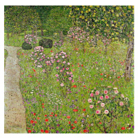 Obrazová reprodukce Orchard with roses, Gustav Klimt, 40 × 40 cm