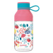 QUOKKA - Plastová láhev Ice Kids s poutkem Flowers 430 ml