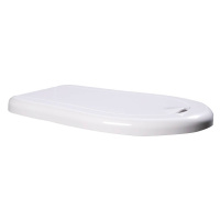 RETRO WC sedátko Soft Close, duroplast, bílá/chrom 108901