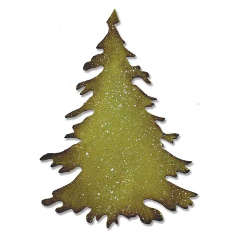 Vánoční stromeček - vyřezávací šablona Bigz