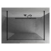 MEXEN/S Kioto Sprchová zástěna WALK-IN volněstojící 135 x 200, transparent 8 mm, černá 800-135-0