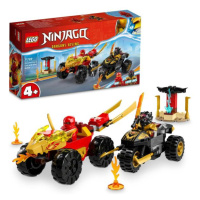 LEGO® NINJAGO® 71789 Kai a Ras v souboji auta s motorkou