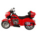 Dětská elektrická motorka Goldwing červená
