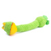 Vsepropejska Eloi plyšová hračka pro psa Barva: Zelená