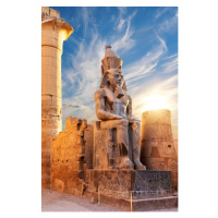 Fotografie Seated statue of Ramesses II by, Anton Aleksenko, 26.7 × 40 cm