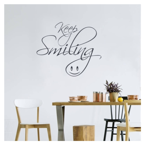 Samolepka na zeď - Keep smiling INSPIO