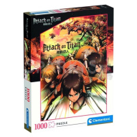 Clementoni Puzzle Anime Collection: Attack on Titan 1000 dílků - Clementoni