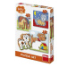 Dino ZVÍŘÁTKA 3-5 baby Puzzle set