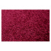 Vopi koberce Kusový koberec Eton vínově červený srdce - 100x120 srdce cm