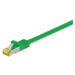 MicroConnect patch kabel S/FTP, RJ45, Cat7, 0.5m, zelená - SFTP7005G