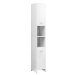 Shumee Koupelnová skříňka - bílá, vysoký lesk, 30 × 30 × 183,5 cm, dřevotříska