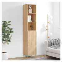 vidaXL Skříň highboard dub sonoma 34,5 x 34 x 180 cm kompozitní dřevo