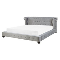 BELIANI postel CAVAILLON 180 × 200 cm, šedá