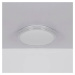 Globo Stropní svítidlo Veleno LED, bílé, Ø 49 cm, třpytivý efekt