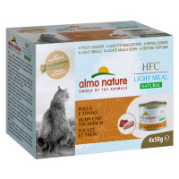 Almo Nature HFC Natural Light 4 x 50 g - kuřecí a tuňák