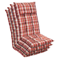 Blumfeldt Sylt, čalouněná podložka, podložka na židli, podložka na výše polohovací křeslo, polšt