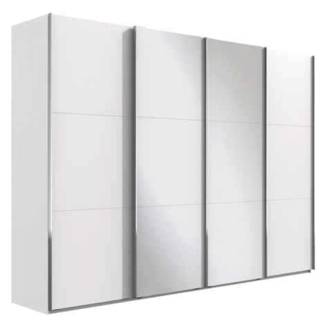 MID.YOU ŠATNÍ SKŘÍŇ SE ZRCADLEM, bílá cm