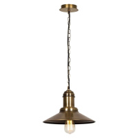 Závěsné svítidlo v bronzové barvě s kovovým stínidlem ø 30 cm Sivani – Opviq lights