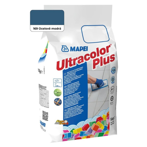 Spárovací hmota Mapei Ultracolor Plus ocelově modrá 5 kg CG2WA MAPU169
