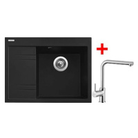 Sinks RIM 650 P Metalblack + Elka