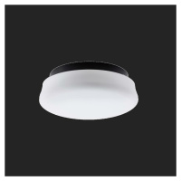 OSMONT 61943 RANA stropní/nástěnné skleněné svítidlo černá / bílá IP44 4000 K 15W LED