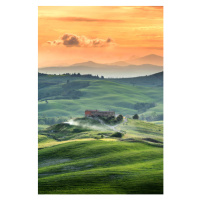 Fotografie Beautiful summer landscape in Tuscany, Italy., Beerpixs, 26.7 × 40 cm