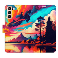 iSaprio flip pouzdro Colorful Mountains 02 pro Samsung Galaxy S21