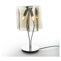 Artemide Logico stolní lampa - fumé difuzor, chromová struktura 0457110A