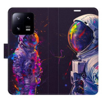 iSaprio Flip pouzdro Neon Astronaut 02 pro Xiaomi 13 Pro