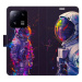 iSaprio Flip pouzdro Neon Astronaut 02 pro Xiaomi 13 Pro