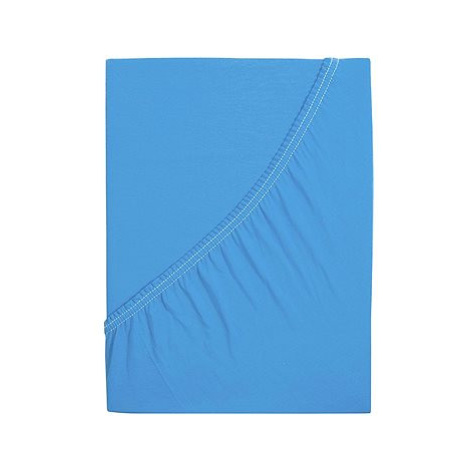 B.E.S. PETROVICE Protěradlo Jersey s elastanem LYCRA 200 × 200 cm, nebesky modré B.E.S. - Petrovice