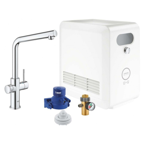 GROHE Blue Professional Dřezová baterie s chladicím zařízením a filtrací, chrom 31347003