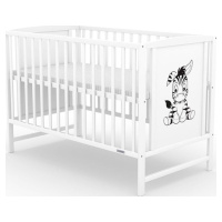 NEW BABY Dětská postýlka New Baby BEA Zebra bílá