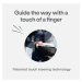 Tříkolka Vanilla DLX smaTrike TouchSteering ovládání se slunečníkem a taškou černobílé od 10 měs