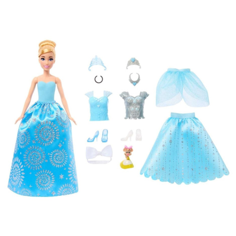 Disney Princess Panenka s královskými šaty a doplňky Mattel
