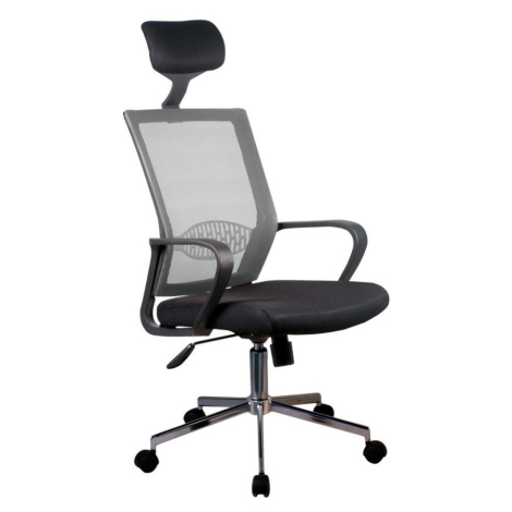 Ak furniture Kancelářská židle FULL II šedá/černá