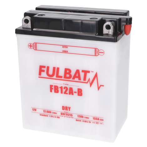 Baterie Fulbat FB12A-B, včetně kyseliny FB550562