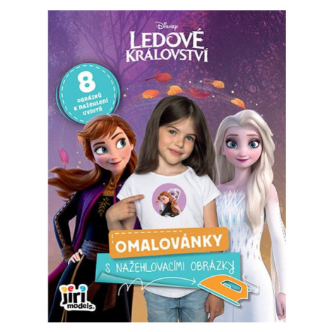Omalovánky s nažehlovacími obrázky Ledové království JM - Jiří Models
