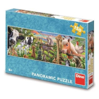 Dino Farma 150 panoramic Puzzle