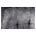 LuxD Designová otočná židle Galileo tmavě šedý samet