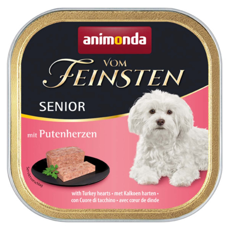 Animonda Vom Feinsten Senior krůtí srdce 22x150g