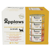 Applaws Cat Multipack Kuřecí konzerva 12x70 g