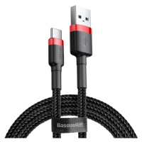 Datový kabel Baseus Cafule Cable USB for Type-C 3A 1M, červená/černá