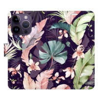 iSaprio flip pouzdro Flower Pattern 08 pro iPhone 14 Pro